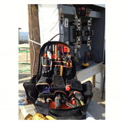 Klein 55421BP-14 Tool Backpack 4 Outside Pockets, 35 Inside Pockets, 14 1/2 in Overall Wd, Black