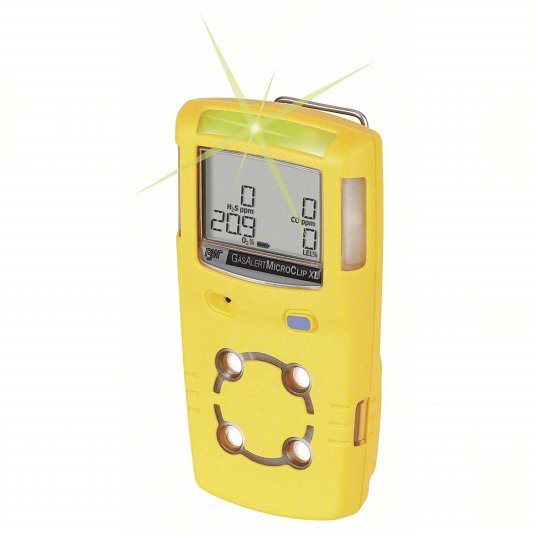 Honeywell MCXL-XWHM-Y-NA Multi-Gas Detector IP68, MicroClip, Sampling Pump, CO/H2S/O2, BW, 2 yr