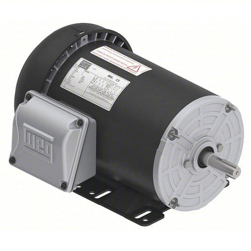 WEG .5036ES3E56-S General Purpose Motor Totally Enclosed Fan-Cooled, Rigid Base Mount, 1/2 HP, 208-230/460V AC, F