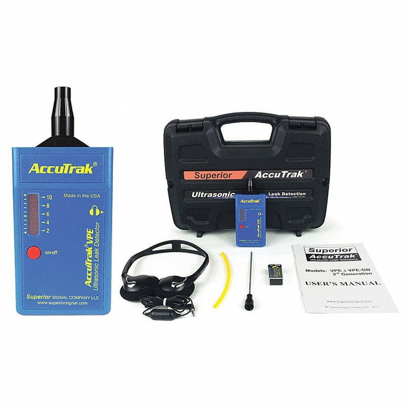Accutrak VPE Ultrasonic Leak Detector, AC Frequency Response: 36 KHz to 42 KHz