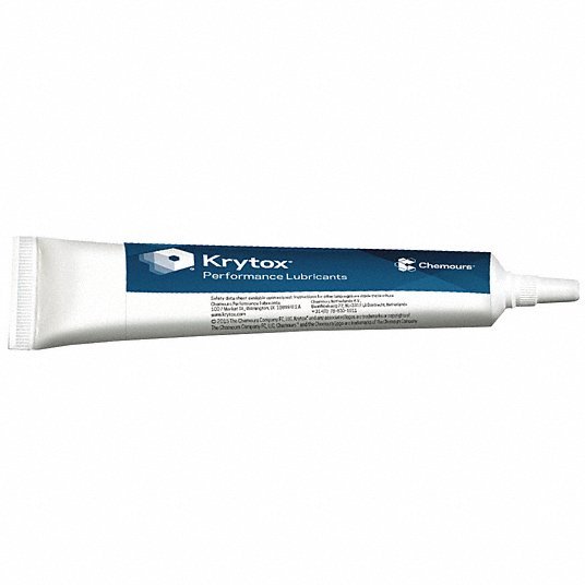 Krytox 283 AD 2 oz Extreme Pressure Grease Tube White