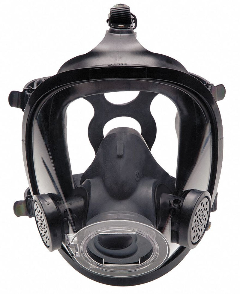 Scott Safety 805775-82 Full Face Respirator, EPDM Rubber, 5 pt with Rubber Headnet, Bayonet, M Mask Size, AV-3000