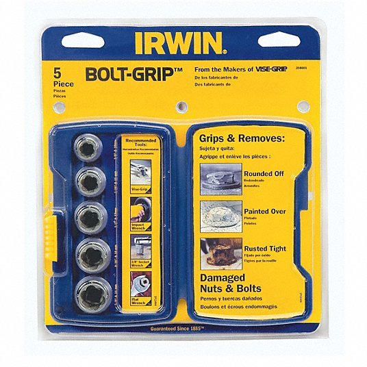 Irwin 394001 Bolt-Grip 5 Pc Base Set