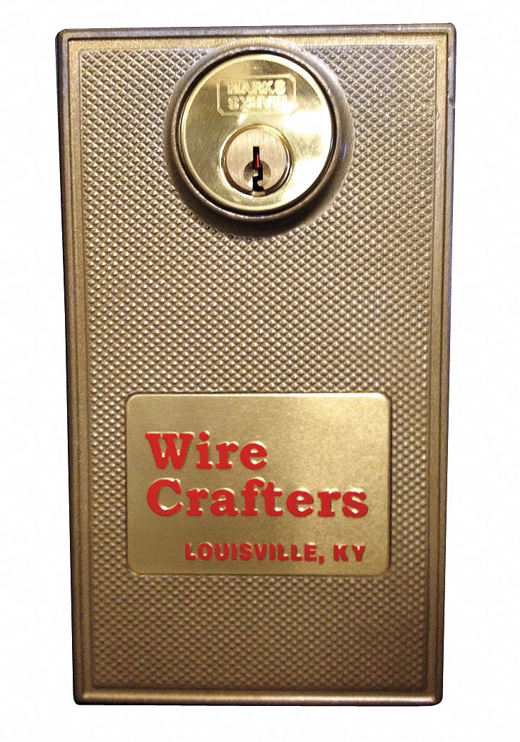 Wirecrafters HDLKXKD Hinged Door Cylinder Lock