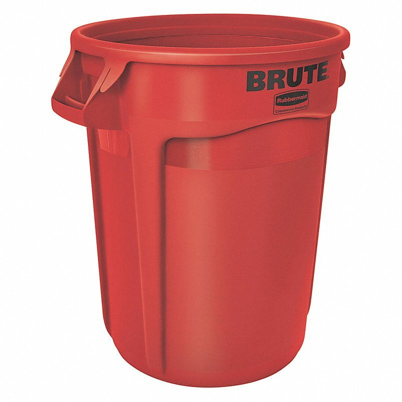 Rubbermaid FG262000RED Trash Can Round, Red, 20 gal Capacity, 19 3/8 in Wd/Dia, 23 in Ht