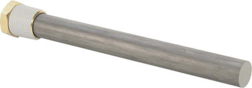 McMaster 3642K12 Magnesium Corrosion-Inhibiting Rod, 1/2 NPT Male, 6" Long