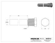 McMaster 3642K12 Magnesium Corrosion-Inhibiting Rod, 1/2 NPT Male, 6" Long