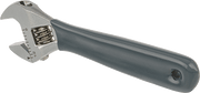 McMaster 3643N21 Cushion-Grip Adjustable Wrench Chrome Plated, 4" Overall Length, 1/2" Maximum Jaw Capacity