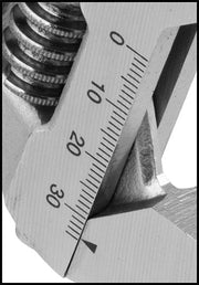 McMaster 3643N23 Adjustable Wrench Chrome Plated, 8 in Overall Length, 1-1/8 in Maximum Jaw Capacity