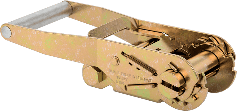 McMaster 3648T823 Webbing Buckle, for Maximum 2" Wide Web, Stainless Steel Ratchet, Extended Handle, NO-Sew