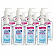 Purell 3659-12 Hand Sanitizer Gel, Pump Bottle, 12 oz, Citrus, Ethyl Alcohol, Moisturizing, 12 PK