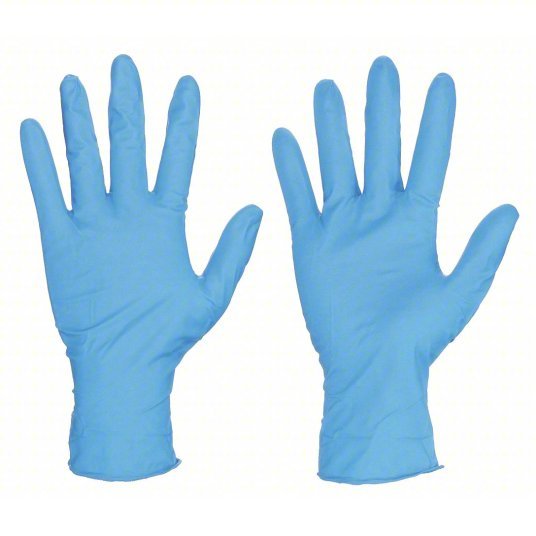 MCR Safety 6015XL Disposable Gloves Chemical-Resistant/Food-Grade/Gen Purpose, XL (10), 4 mil, 100 PK