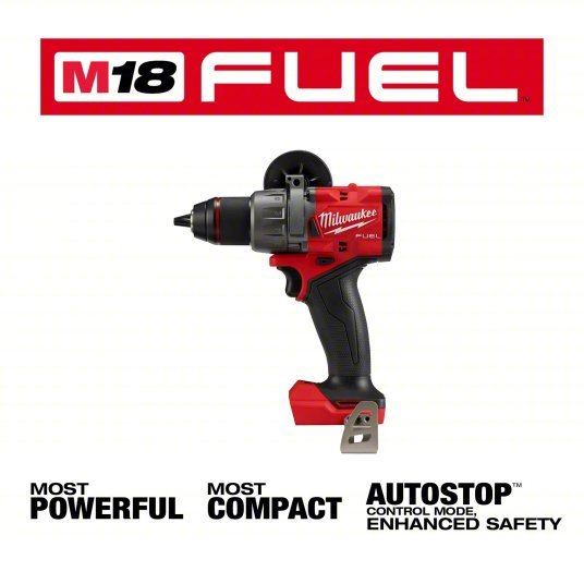 Milwaukee 2904-20 Cordless Hammer Drill 18V, Compact Premium, 1/2 in Chuck, Keyless, (1) Bare Tool