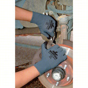 MCR Safety 9699XL Coated Gloves XL (10), Sandy, PVC, Palm, Dipped, ANSI Abrasion Level 4, Black, 1 PR