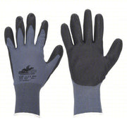 MCR Safety 9699XL Coated Gloves XL (10), Sandy, PVC, Palm, Dipped, ANSI Abrasion Level 4, Black, 1 PR