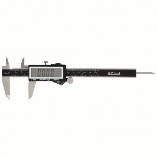 Baileigh B - MEASUREDC Fractional - Display Digital Caliper: 0 in to 6 in/0 to 150 mm Range, IP54, 4 - Way - Redwood.KV36HZ56