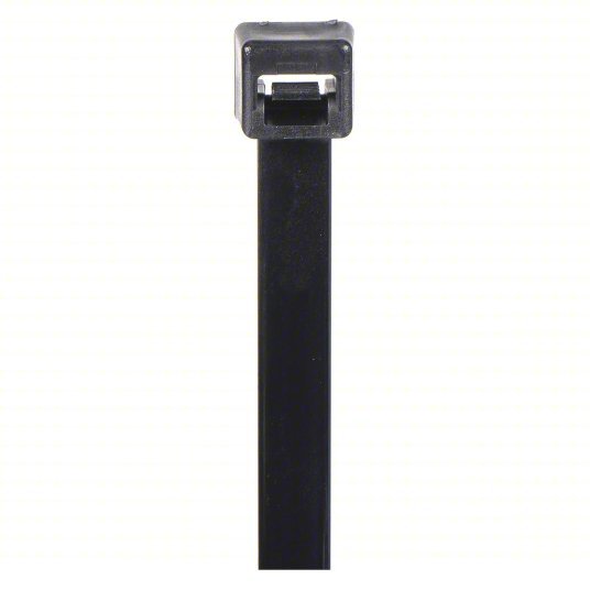Redwood RW36J160 Cable Tie 15 in Nominal Lg, 4 in Nominal Max. Bundle Dia., 0.19 in Wd, Black, 500 PK