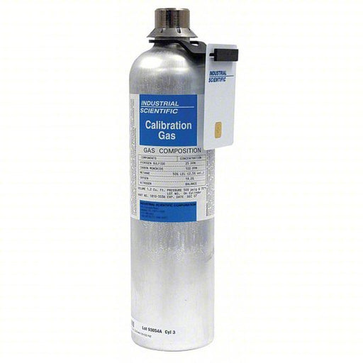 Industrial Scientific 18109155 Calibration Gas Nitrogen, +/-5% Accuracy, C5H12/CO/H2S/O2