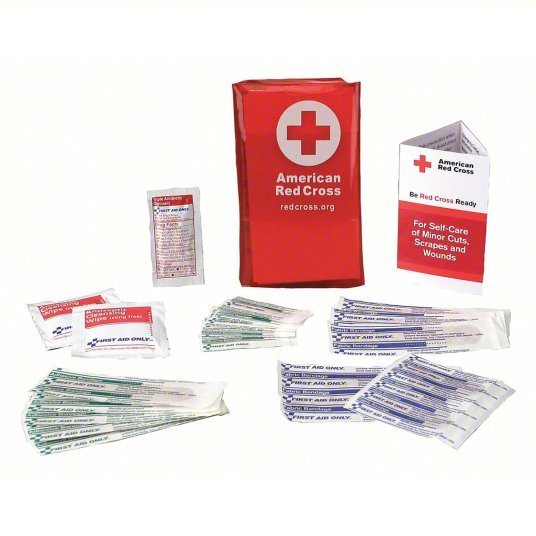 American Red Cross RC-600 First Aid Kit Industrial, 5 People Served per Kit, ANSI Std Not ANSI Compliant