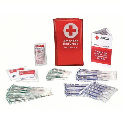 American Red Cross RC-600 First Aid Kit Industrial, 5 People Served per Kit, ANSI Std Not ANSI Compliant