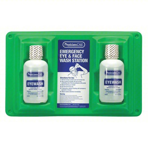 Physicianscare 24-102 Single Use Eyewash Station 2 No. of Bottles Included, 16 oz Size