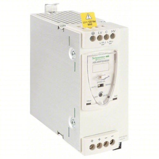 Schneider ABL8RPS24050 Power Supply 100 to 120 V AC/200 to 500 V AC, Single, 24V DC, 120W, 5