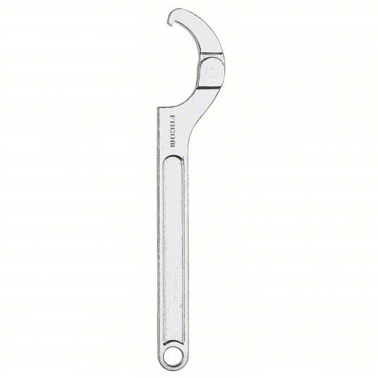 Facom FA-125A.120 Hook Spanner Wrench 80 mm to 120 mm, 13 1/2 in Overall Lg, 23/64 in Hook Thick