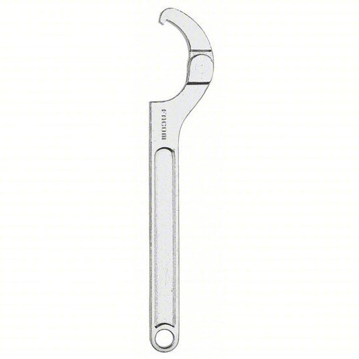Facom FA-125A.120 Hook Spanner Wrench 80 mm to 120 mm, 13 1/2 in Overall Lg, 23/64 in Hook Thick