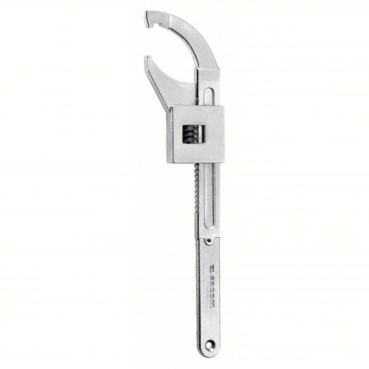 Facom FA-115A.50 Hook Spanner Wrench 10 mm to 50 mm, 20 3/4 in Overall Lg, 9/32 in Hook Thick, 5/32 in Hook Dp