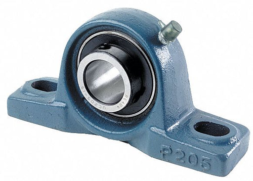 Tritan SBP205-16G Pillow Block Bearing, 1 in Bore, Cast Iron, Set Screws, 1 27/64 in Shaft Ht, 5,000 RPM Grease