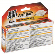 Hot Shot HG-2040W Ant Killer For Use On Crawling Insects, Bait Box Trap, Indoor Use, 4 PK