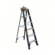 Dewalt DXL3110-06 Stepladder 6 ft Ladder Ht, 5 Steps, 250 lb, 40 7/16 in Base Spread, 23 1/2 in Bottom Wd