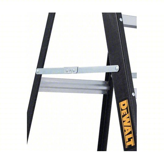 Dewalt DXL3110-06 Stepladder 6 ft Ladder Ht, 5 Steps, 250 lb, 40 7/16 in Base Spread, 23 1/2 in Bottom Wd