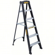 Dewalt DXL3110-06 Stepladder 6 ft Ladder Ht, 5 Steps, 250 lb, 40 7/16 in Base Spread, 23 1/2 in Bottom Wd
