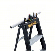 Dewalt DXL3110-06 Stepladder 6 ft Ladder Ht, 5 Steps, 250 lb, 40 7/16 in Base Spread, 23 1/2 in Bottom Wd