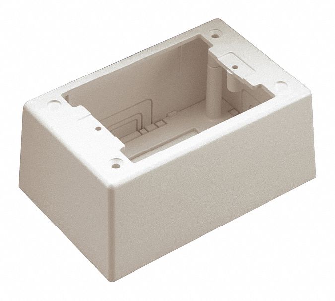 Panduit JBP1DEI Junction Box, Junction Box Type, 1 Gang, PVC PK10