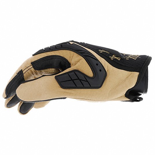 Mechanix Wear CG40-75-009 Mechanics Gloves, L, Black/Yellow, Single Layer, Spandex