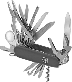 McMaster 3791A11 Swiss Army Knife Swiss Champ Model