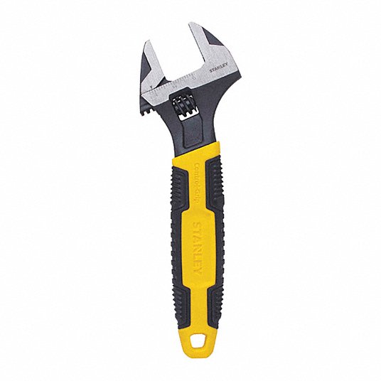 Stanley 90-948 Bi-Material Adjustable Wrench 8"