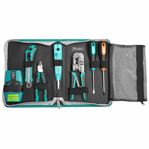 ProSkit PK-2636 CAT 5 Termination Kit 6 Total Pcs, Tool Case, 10 or less Pieces Range