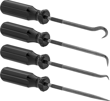 McMaster 3842A35 4-Piece Screwdriver Handle Pick Set