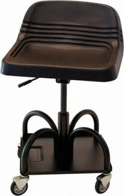 Whiteside HRAS3NM Mechanic Seat: Heavy-Duty, Adjustable, 440 lb Max Load Capacity, 27 in Seat Ht