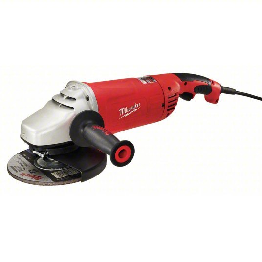 Milwaukee 6088-31 Angle Grinder 15 A, 6,000 RPM Max. Speed, Trigger, Adj Guard/Tether Capable, 120V AC/DC