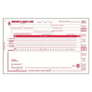 JJ Keller 8526 Driver's Daily Log Book, Carbonless, English, 2-Ply, 31 Forms, Book