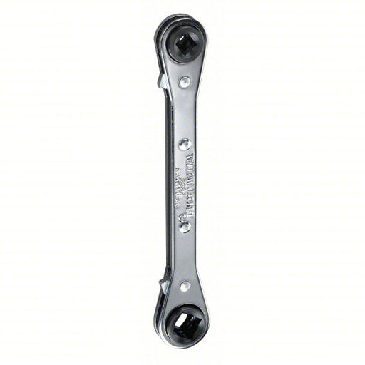 Yellow Jacket 60613 Box End Wrench Chrome, 3/16 in_1/4 in_5/16 in_3/8 in Head Size, 5 1/2 in Overall Lg - Redwood.KV38D897