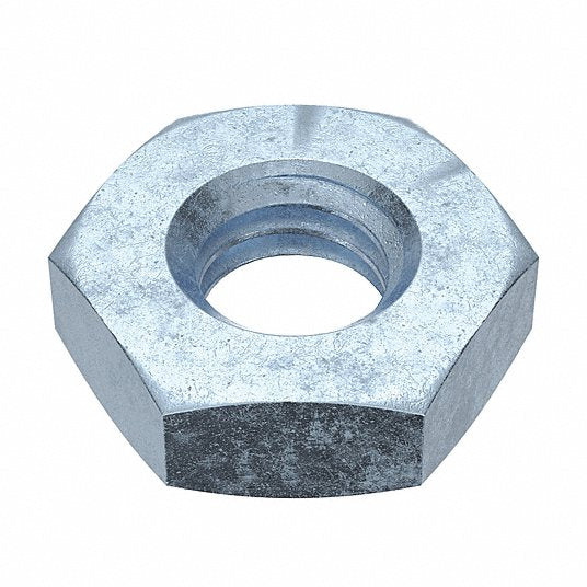 Fabory M11360.030.0001 Hex Nut Jam Hex, M3x0.50 Thread, 5.5 mm Hex Wd, 1.8 mm Hex Ht, Steel, Class 4, Zinc-Plated, 100 PK