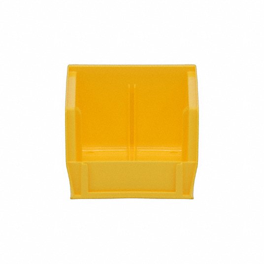 Durham PB30210-21 Hang and Stack Bin 4 in x 3 in, Yellow PK24