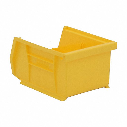 Durham PB30210-21 Hang and Stack Bin 4 in x 3 in, Yellow PK24