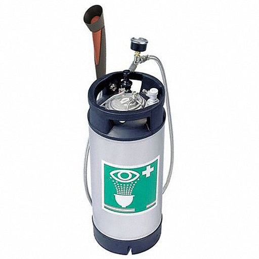 Hughes Safety 38GEW Portable Eyewash 4 gal Tank Capacity, Eyes and Face Coverage, Water Preservative