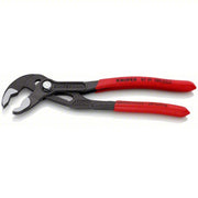 Knipex 87 01 180 Tongue and Groove Plier V, Push Button, 1 1/2 in Max Jaw Opening, 7 1/4 in Overall Lg, Serrated